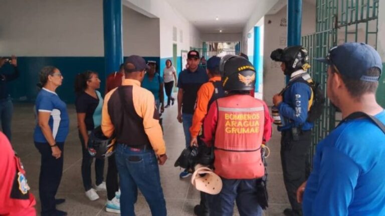 Reportan intoxicación de 30 personas en colegio de Aragua