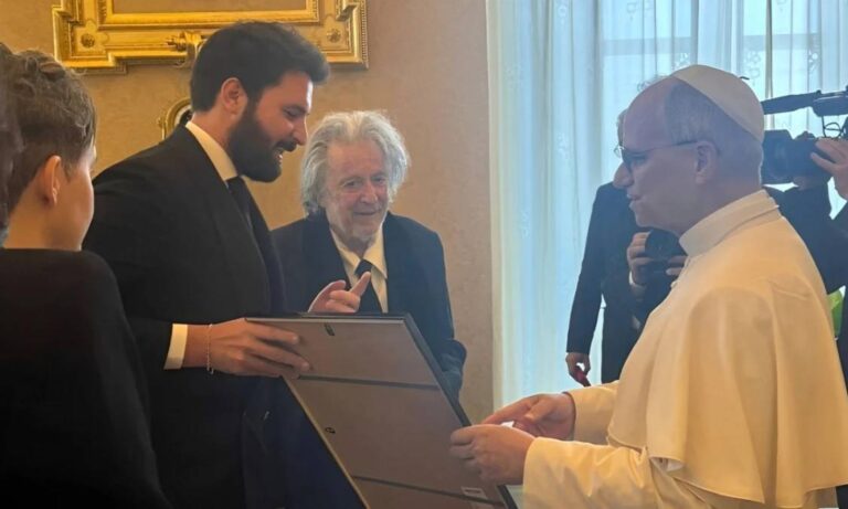 Al Pacino se reúne con el papa León XIV