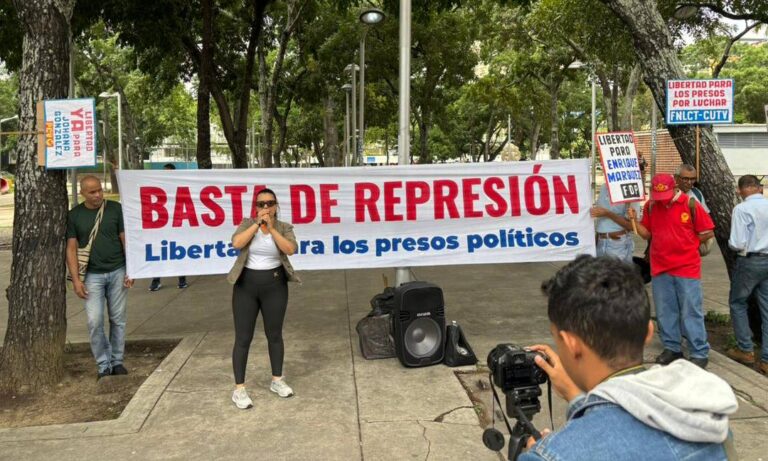 Protestan para exigir la liberación de detenidos postelectorales