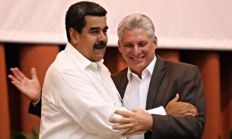 Maduro se solidariza con Díaz-Canel tras sanciones de EE. UU.