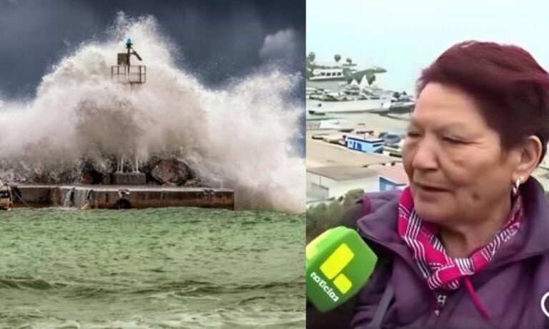 Abuela lleva a su nieto a ver tsunami en Perú para que “conozca”