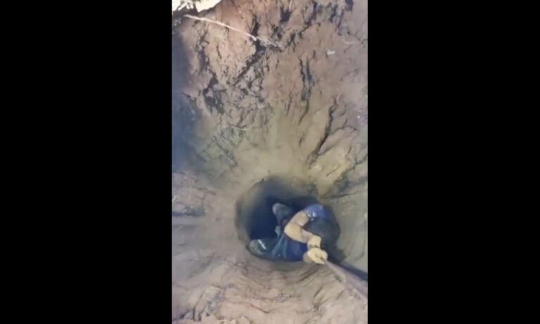 Rescatan a adolescente que cayó en un pozo de 20 metros en Pomona