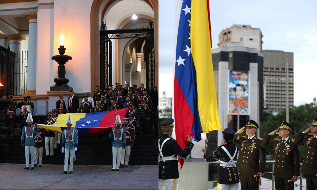 Izada de la bandera da inicio a actos por el Día de la Independencia