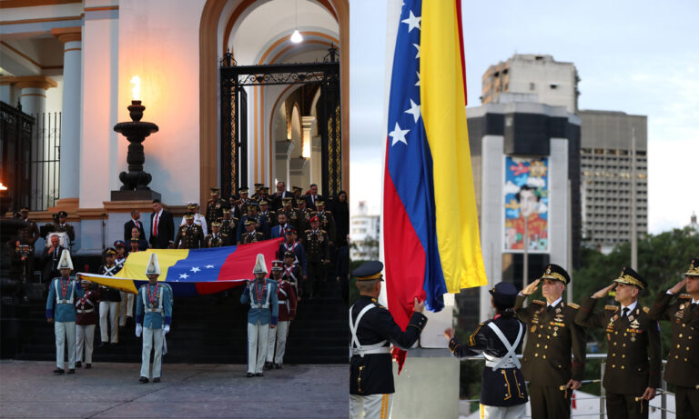 Izada de la bandera da inicio a actos por el Día de la Independencia