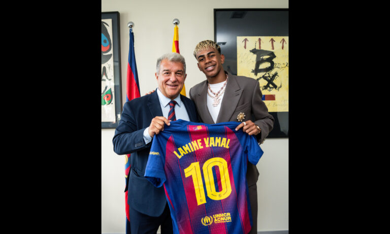Lamine Yamal renueva hasta 2031 con el Barcelona y usará el dorsal 10