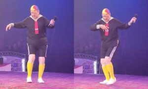 Carlos Villagrán vuelve a actuar como Quico a sus 81 años en un circo