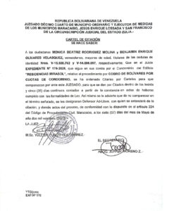 Cartel de Citación Expediente Nro 179-2025