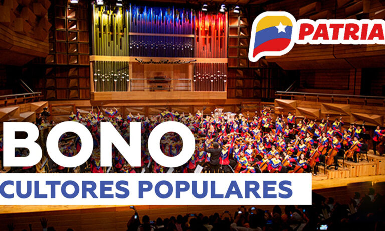 Pagan el Bono Cultores Populares de julio por Patria