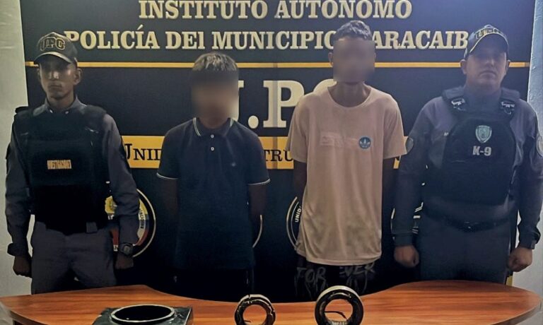 Detienen a "El Flaco" y "El Chichi" por hurto en casa de Santa Rosa de Agua
