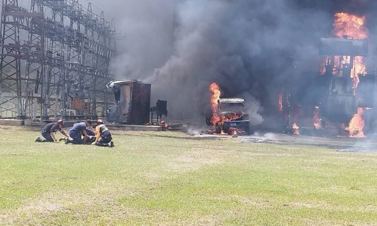 Explosión de subestación eléctrica deja un muerto y 6 heridos en Aragua