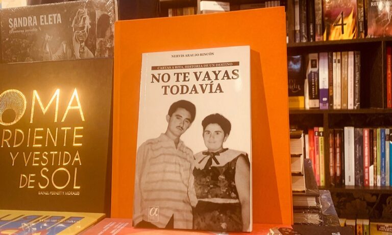 Nervis Araujo Rincón presenta su novela “No te vayas todavía”
