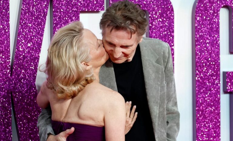 Pamela Anderson y Liam Neeson viven un “romance sincero” fuera del set