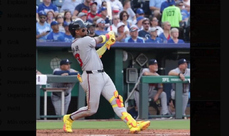 Ronald Acuña Jr. logra su jonrón más largo del año