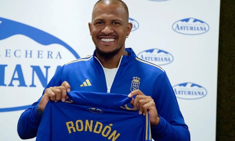 Rondón regresa al fútbol español con 35 años: “Estoy mejor que nunca”