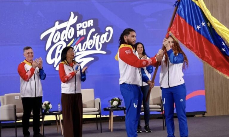 Venezuela alza su bandera rumbo a juegos internacionales