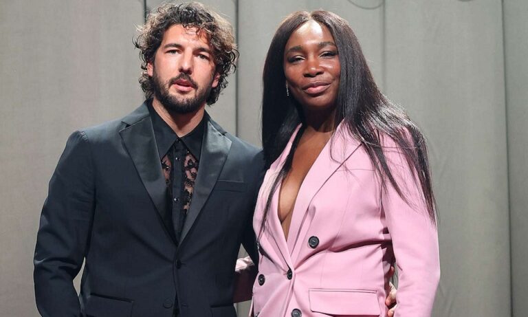 Venus Williams anunció su compromiso con el actor Andrea Preti