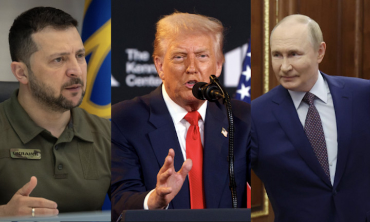 Zelenski respalda cumbre trilateral propuesta por Trump y viajará a Washington