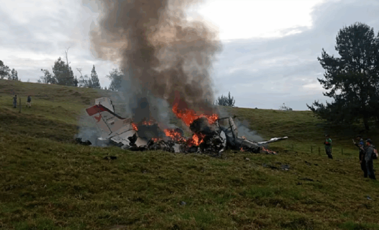 Accidente de avioneta ambulancia en Colombia deja 4 fallecidos