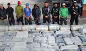 Arrestan a 8 hombres que partieron del Zulia con 3 toneladas de marihuana