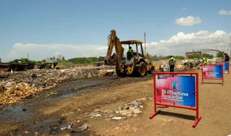 Di Martino: En Las Pulgas “recolectamos mil toneladas de basura en 2 días”