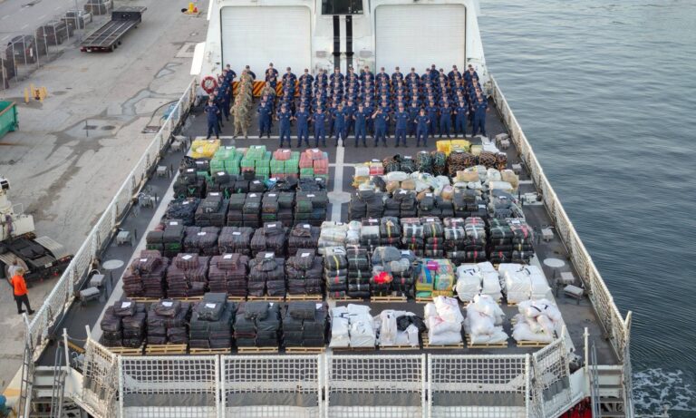 EE. UU. incauta 34 toneladas de drogas en 4 meses en el Atlántico y Pacífico