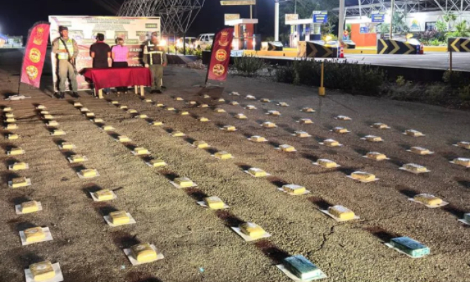 Salen desde Maracaibo con 93 panelas de droga y los arrestan en la Falcón-Zulia