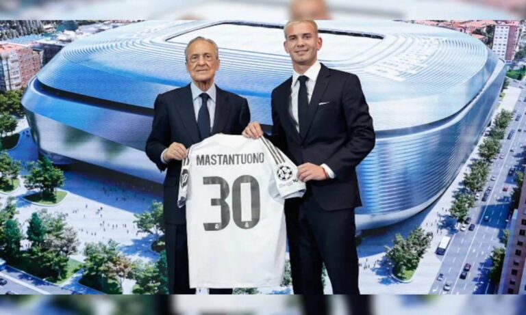 Real Madrid presenta a Mastantuono: "Me voy a dejar la vida por esta camiseta"