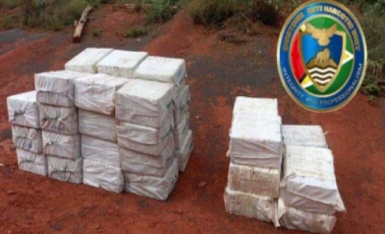 Guyana: La mayor parte de la droga que entra al país procede de Venezuela