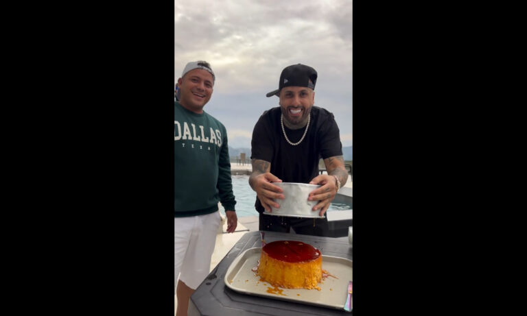Venezolano “Jesús Quesillo” le enseña el postre típico a Nicky Jam en Ibagué