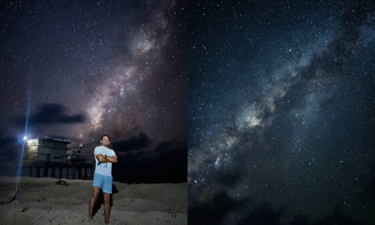 Usuario en redes captura cómo luce un anochecer estelar en Isla de Aves