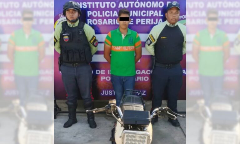 Detienen a hombre por realizar piruetas en moto en Villa del Rosario