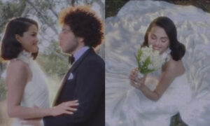 Se casan la cantante Selena Gómez y el productor Benny Blanco