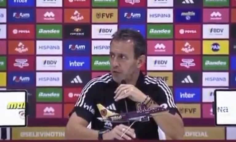 “Bocha” Batista pide disculpas por no lograr la Vinotinto el sueño mundialista