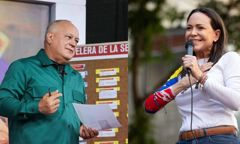Cabello advierte a Machado: “Si a nosotros nos aprietan, nosotros la apretamos”