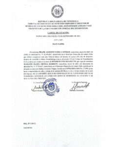 Cartel de Citación Solicitud Nro 1550-25