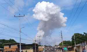 Reportan explosión en fábrica de fuegos artificiales en la Zona Industrial