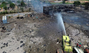 Controlan incendio de la fábrica Gallo Verde en la Zona Industrial