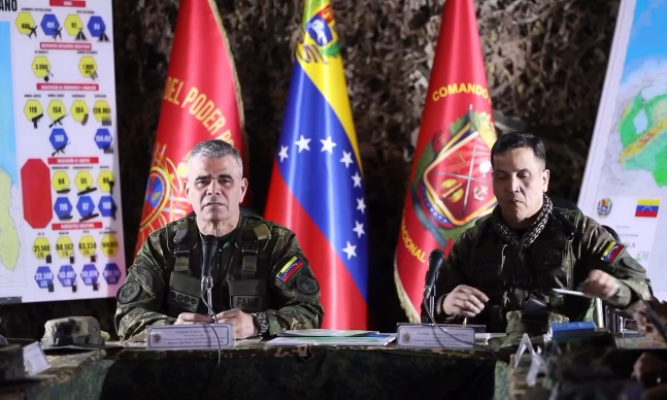Fanb cree que Guyana y Trinidad y Tobago desean “crear un frente de guerra”