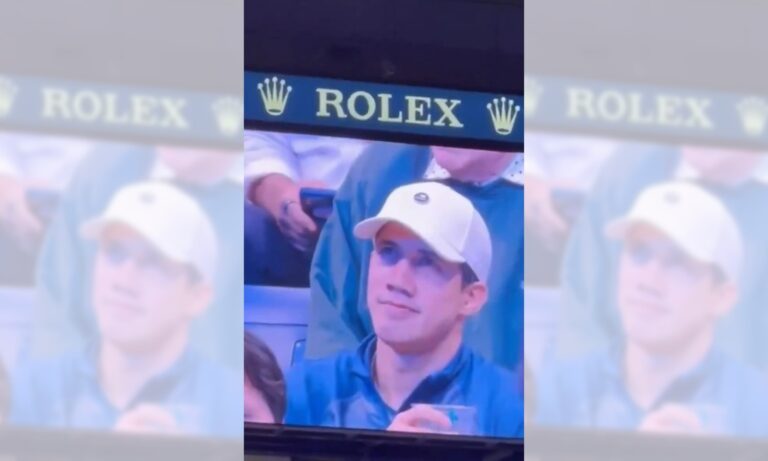 Captan a Juan Guaidó en partido del US Open