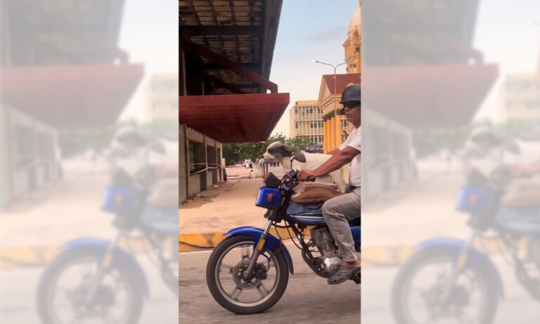 Motorizado lleva al “firulais” de copiloto por todo el centro de Maracaibo
