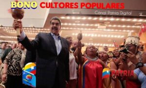 Pagan bono Cultores Populares de octubre mediante Patria