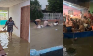 Cabimeros transforman la adversidad en humor y resiliencia tras “palo de agua”