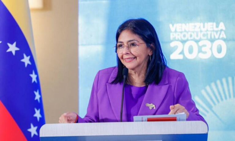 Delcy Rodríguez: "Si Venezuela no le exporta el gas a Trinidad, colapsa la economía de ese país"