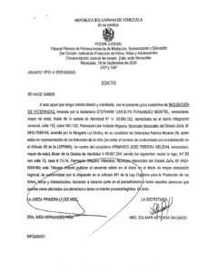 Edicto Asunto VP31-2025-003833