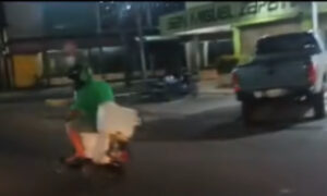 Se viraliza en redes la inusual “Motopoceta” de Ciudad Ojeda