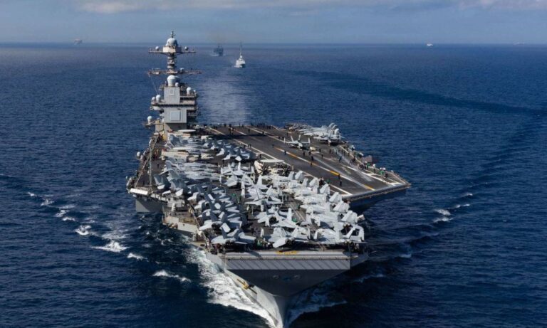 Portaaviones Gerald Ford podría llegar en una semana al Caribe