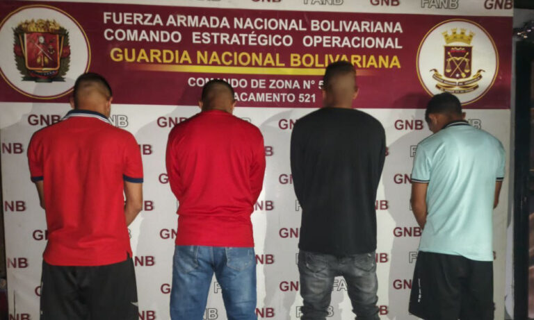 Presos 4 GNB por abandono de servicio y consumo de drogas en Anzoátegui