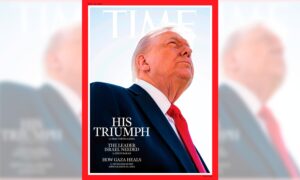 Trump se queja de su foto en la portada de Time: “Me borraron el pelo”