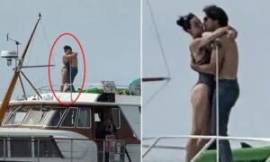Captan a Katy Perry y Justin Trudeau besándose en un yate en California