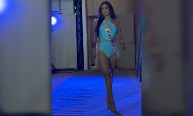 La venezolana Alessandra Guillén destaca en la preliminar de Miss Internacional
